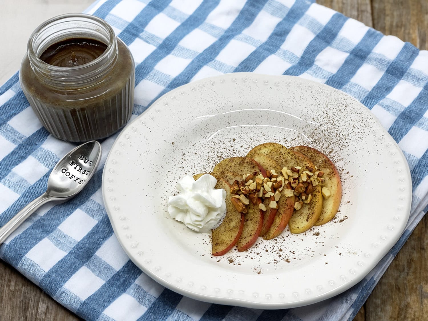 Maple-Cinnamon Butter & Quick Baked Apples