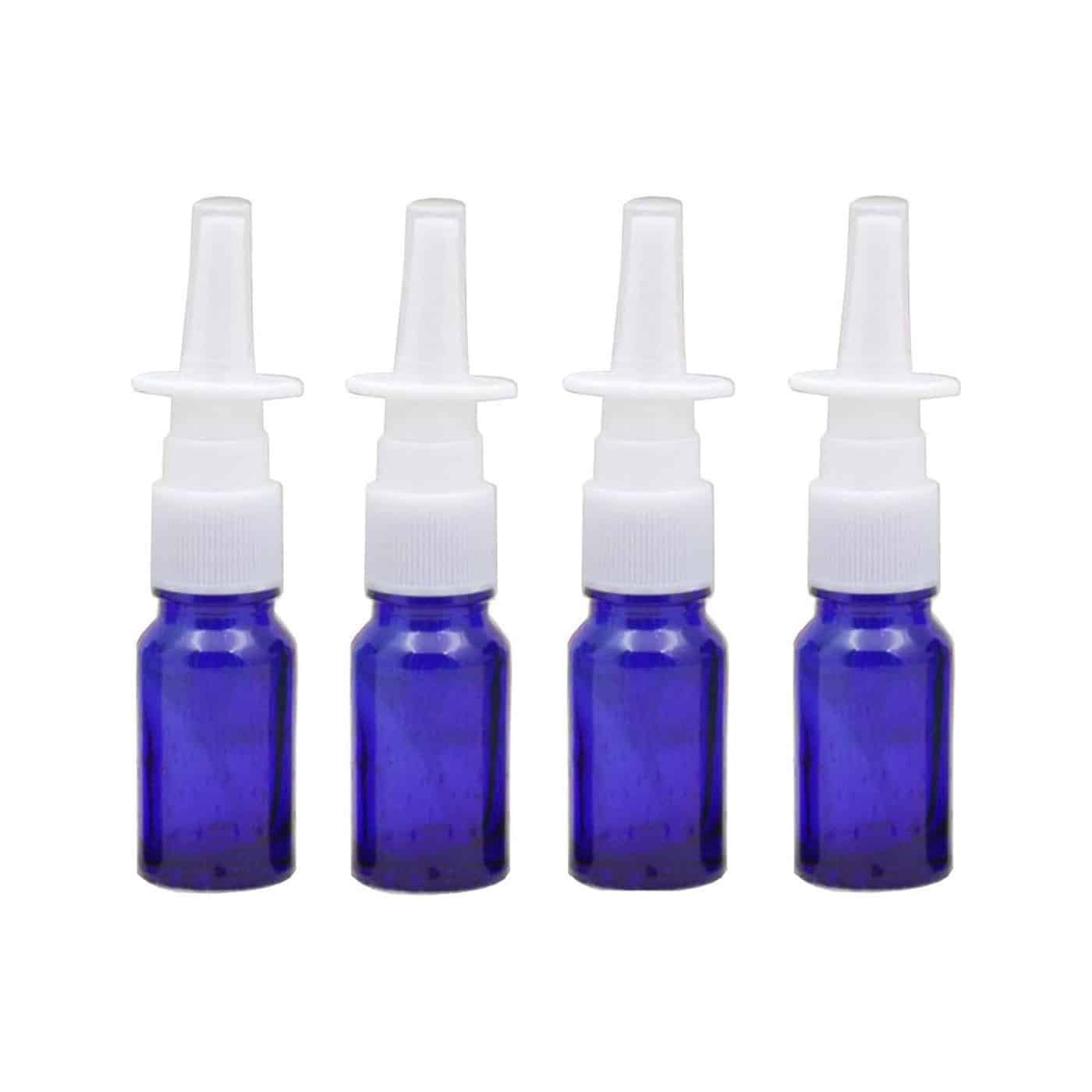 Empty Refillable Glass Nasal Spray Bottles