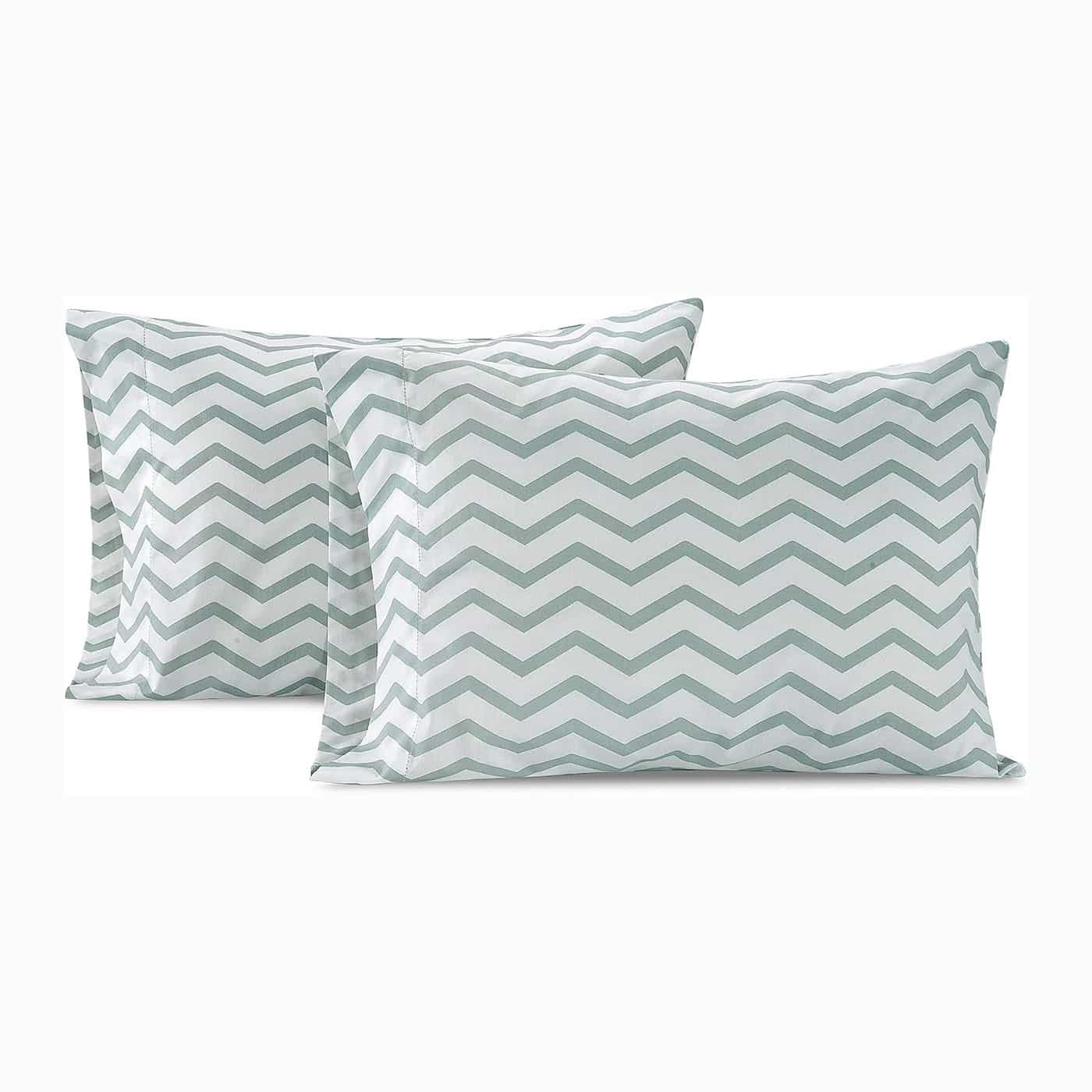 King Organic Cotton Pillow Cases (in a funky print so we don't accidentally leave them behind)